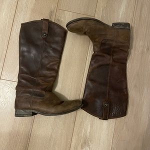 Distressed Frye Boots 7.5